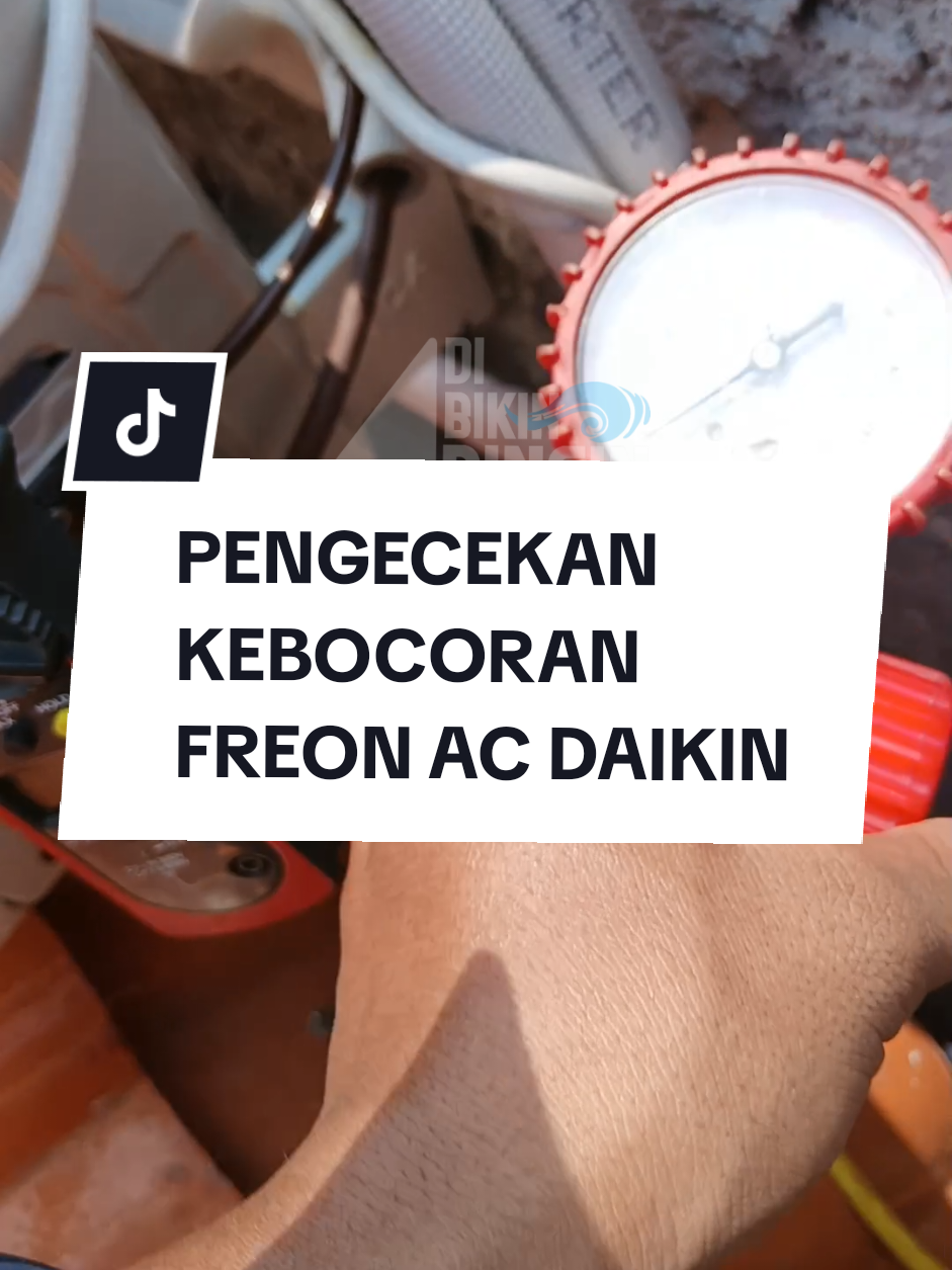 PENGECEKAN KEBOCORAN FREON AC #SERVISACBEKASI #ACGADINGIN #dibikindingin #servisac #cuciac 