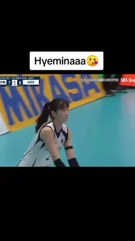 idola pertama kita #parkhyemin #volleyball #redsparks 