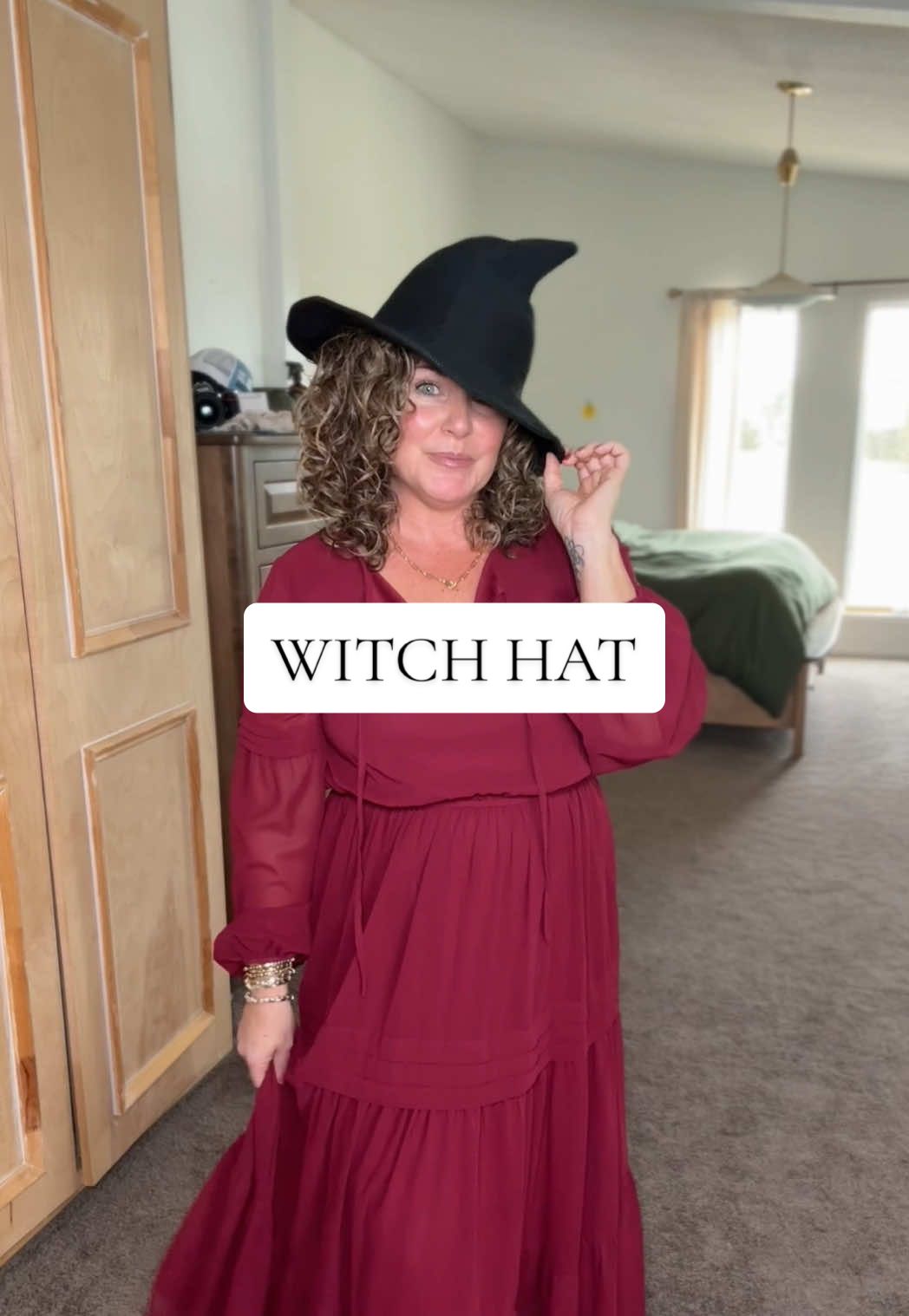 Soft, structured, and vintage-inspired—this black witch hat is the perfect mix of spooky and stylish. Whether you’re dressing up for a school party, trick-or-treating with your kiddos, or just vibing in fall photos, this hat elevates the whole look. #witchhat #witchtok #halloween #halloweencostume #witch  witch hat, Halloween fashion, vintage Halloween costume, spooky style, fall accessory, soft witch hat, stylish Halloween outfit, cozy costume, black witch hat, TikTok fall fashion
