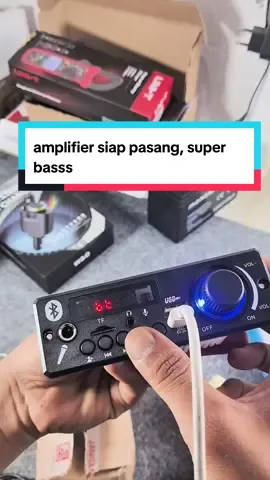modul amplifier siap pasang super basss#BrilhaSemMedoEstácio #semogabermanfaat😇🙏 #tiktokshop #viraltiktok #amplifierbluetooth 