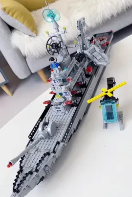 Đồ chơi lắp ráp tàu chiến dài 70cm #xuhuong #thinhhanh #dochoitreem #lego #viralvideo 