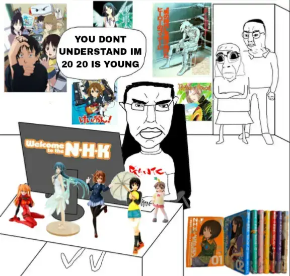 #nhkをぶっ壊す #welcometonhk #sayanouta #neongenesisevangelion #ashitanojoe #k_on #gantz  #anime #manga #otaku #otakuculture