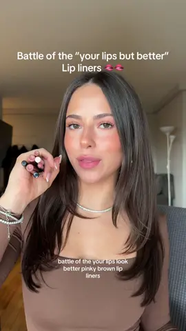 Idea Creds: @kayla ryan      Liners mentioned 👇🏼 - @MakeUpForEverUSA “wherever walnut” - @maccosmetics “whirl” - @makeupbymario “almond” - @ILIA Beauty “banquette” - @Sephora Collection “soft suede” - @Kylie Cosmetics @Kylie Jenner “kylie”  #yourlipsbutbetter #lipliner #lipfiller #nudelipliner #pinkybrown 