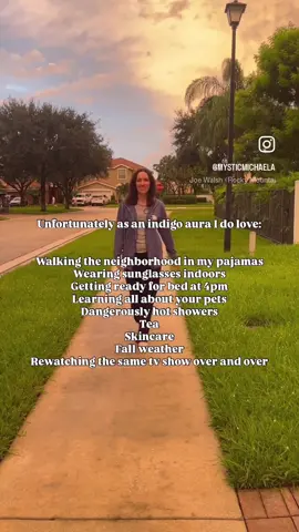 Unapologetic indigo aura 🌀 #aura #mysticmichaela #introvert 