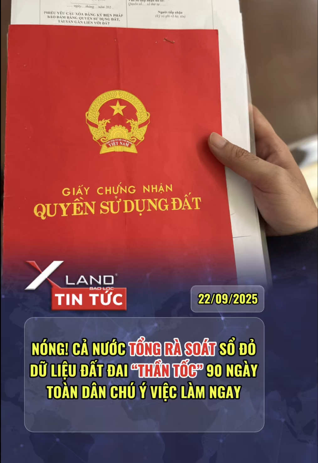 Cả nước tổng rà soát sổ đỏ, dữ liệu đất đai 