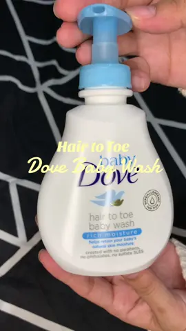 Recommended for our new born baby! #babyessentials #dovebabywash #skincare #babycare #babywash 