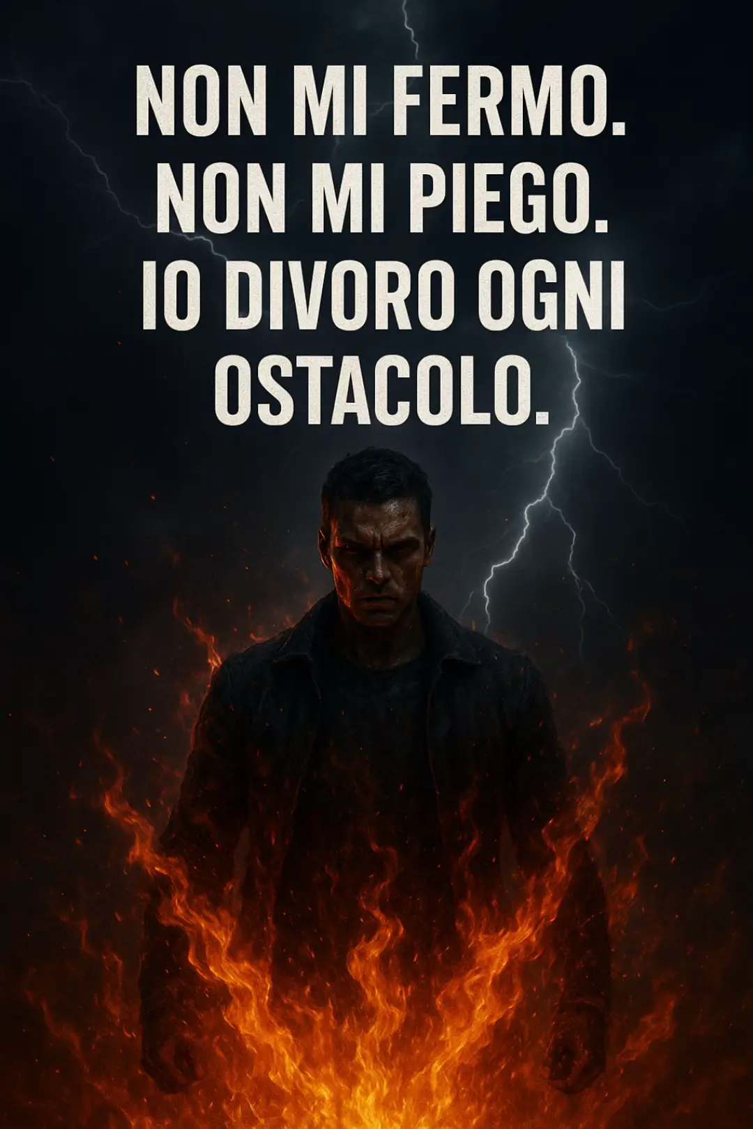 Non esiste muro che possa fermarmi. Non esiste catena che possa legarmi. Io sono fuoco. Io sono tempesta. Chi prova a bloccarmi… diventa il mio carburante. #R#RisorgiDallaCenereP#PotenzaPuraM#MentalitàVincenteI#InarrestabileF#FaiPaura 