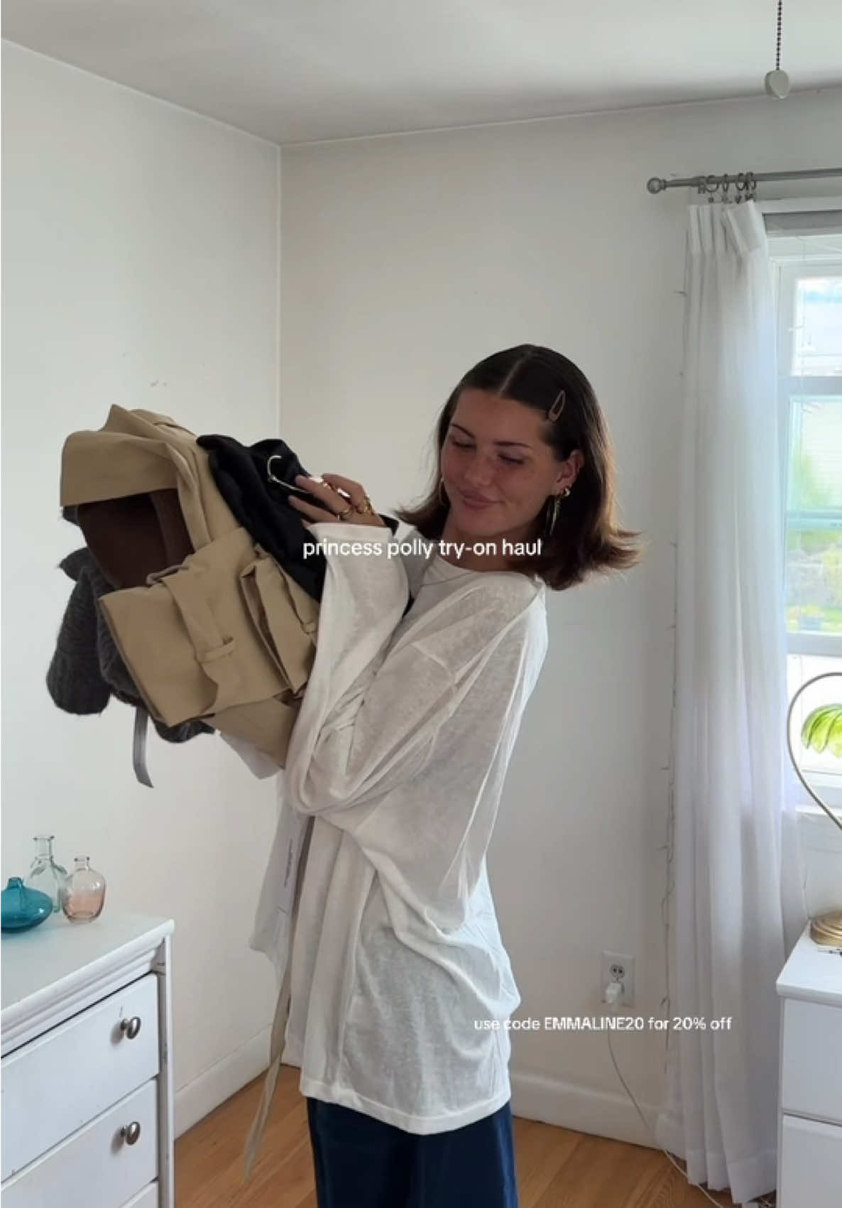 try on haul with @Princess Polly use code EMMALINE20 for 20% off #pp_partner #princesspolly #haul #tryonhaul #princesspollyhaul 