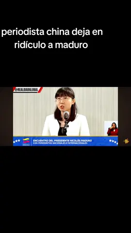 ay ay ay ay noticia de último minuto periodista china deja en ridículo y sin palabras al dictador maduro,este señor no tiene la inteligencia ni los argumentos ni los valores para responder unas preguntas ni para gobernar,es una de las personas menos preparadas del mundo solo sabe hacer maldad al pueblo que debe proteger atención Venezuela falta poco para sacar estés grupito de malechore si tengo que enfrentarlo físicamente también lo haré Dios es el único que sabe y de parte del digo que le llegó el fin a ese señor y sus desperdicio de gentes que lo acompañan ❤️❤️❤️❤️❤️‍🩹❤️‍🩹👌🏼❤️👌🏼❤️👌🏼❤️👌🏼❤️👌🏼❤️👌🏼❤️👌🏼❤️ bendiciones hermano ya llegó el momento no se rindan ni miren atrás vamos para alante con la fuerza de voluntad del pueblo nadie puede❤️❤️❤️❤️❤️❤️❤️❤️❤️