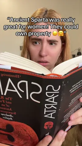 Apologies I only posted this here as I needed the video for insta so here is the insta caption!  The rich get richer and the poor get poorer - Before I read this book, Sparta: The Rise and Fall of an Ancient Superpower by Andrew Bayliss, I definitely thought that Sparta was okay for women (for the ancient world). Obviously by modern standards not amazing but for the time pretty okay because women could own property. - Sparta had a birthrate problem. They had pretty strict citizenship rules which boil down to only wealthy people could be citizens. If you had multiple children then you would have to split your land between them which could put them at risk of losing citizenship. So birthrates drop with men staying bachelors to avoid losing their wealth. Now instead of relaxing the laws around citizenship and making it not contingent on the amount of land you own or idk letting non-citizens become citizens they had the brilliant idea to let men try and get any woman pregnant as long as he had her husbands permission. No, we don’t have evidence that he needed the woman’s consent to impregnate her. Some sources suggest the Spartans practiced polyandry with 3-4 poorer Spartans sharing a wife meaning the family could share land resources which offspring could inherit preserving their citizenship. Yes women could own property in Sparta but this would mean that she would have her own land to bring into a marriage. Maybe if a woman had more land there was more pressure for her to have multiple husbands? Polyandry wouldn’t have helped increase the population as you still have the same problem of more children = more divided land. - It is important that we don’t judge the past by today’s moral and ethical standards but I cannot help but be horrified. Can you imagine living in a country where your body not your own? Just an incubator to have as many children as possible because nothing could be worse than letting poor people and foreigners become citizens… #ancienthistory #History #historytok #archaeology #LearnOnTikTok 