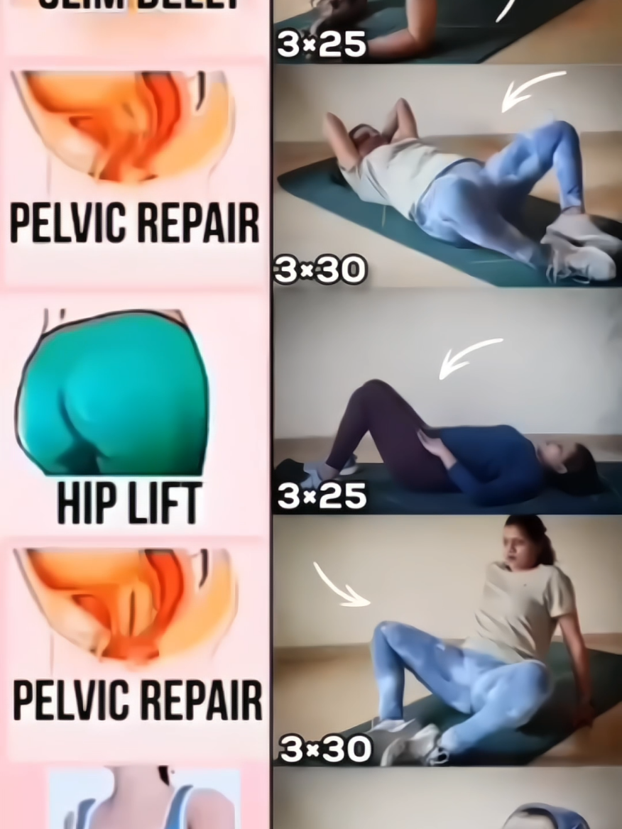 Belly Hips Chest Workout | Pelvic Repairing Exercise | 🤩🏋️‍♀️🔥 #bellyfatworkout #chestworkout #pelvicfloorexercises #gymnastictopofficial #Fitness @libdo.astana @Tibo InShape @mega 