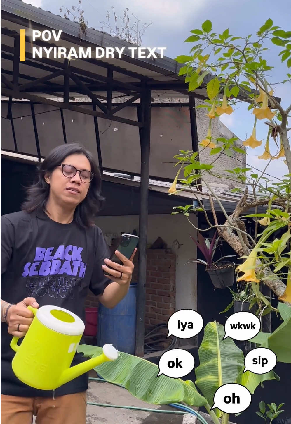 Positif Thinking : Mungkin Masih Pake Hape ESIA #blacksabbath 