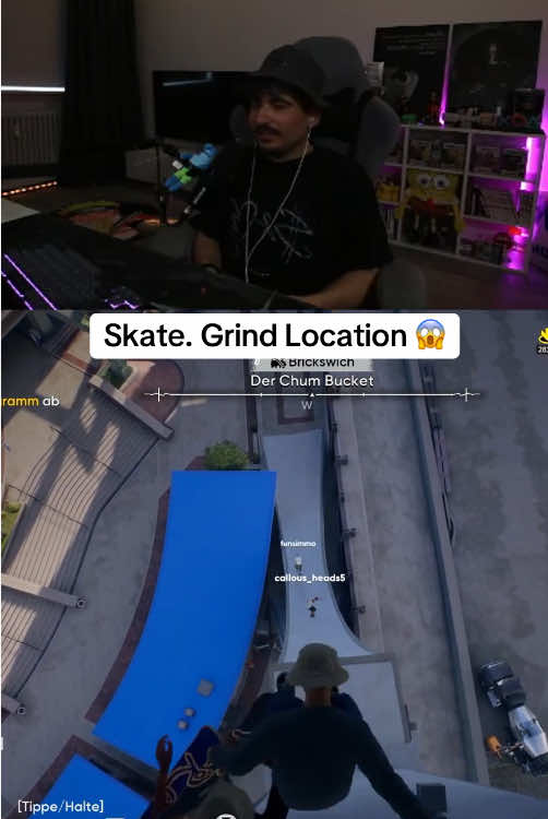 Längster Grind? 😮 #skate. #fy #fyp #serco_tvclips 