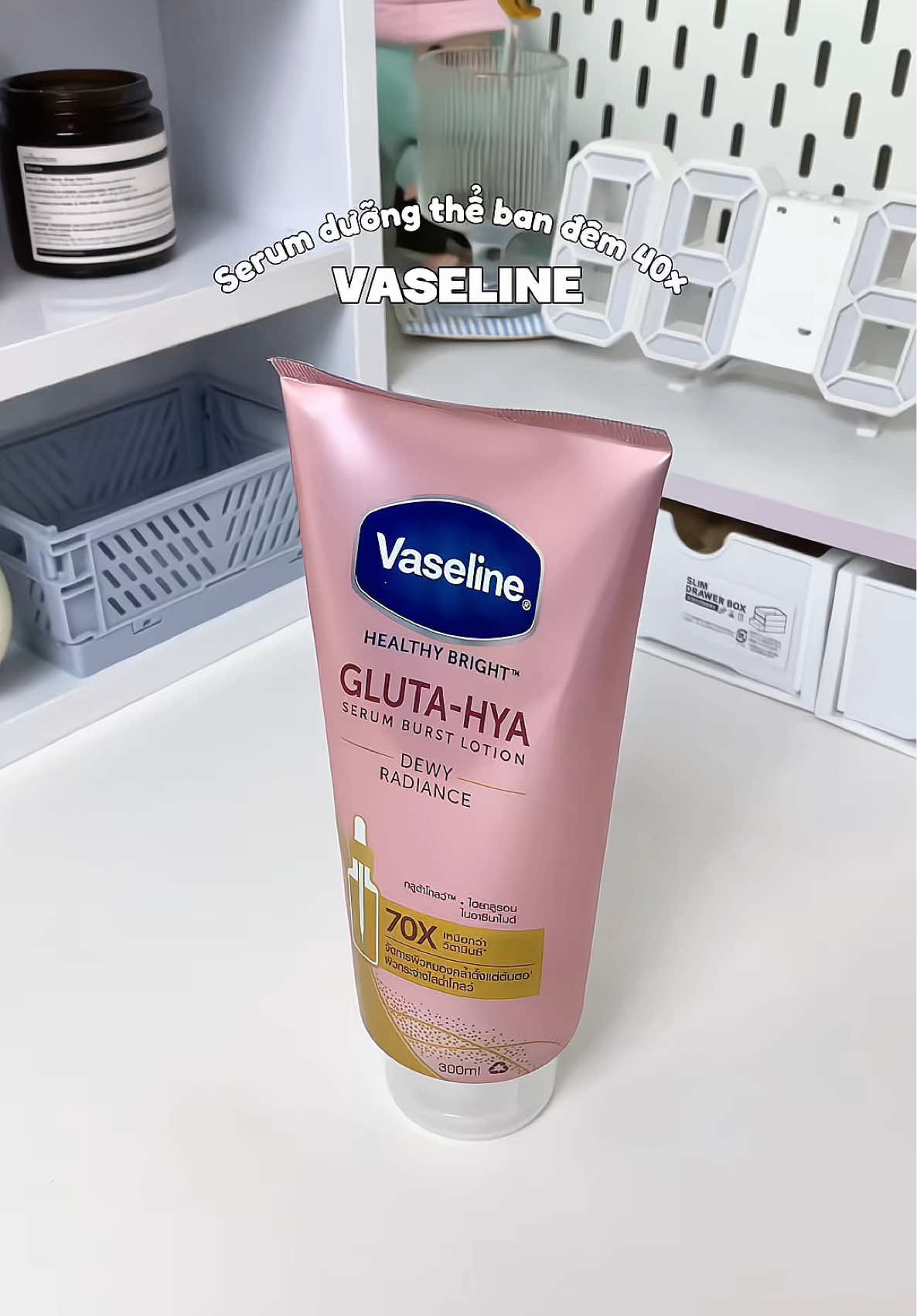 Dưỡng sáng da giá zẻ mà chất lượng là umê Vaseline nhấtt 🤩 #nhyeeunbox #vaseline #duongthe #duongthevasaline #hoptaccungunilever #unboxing #review #xuhuong #viral 