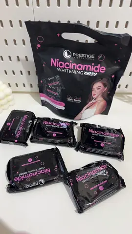 With 10x whitening effect! Daming sold🥰 #niacinamidesoap #whiteningsoap #prestigeinternational #prestigeniacinamidesoap 