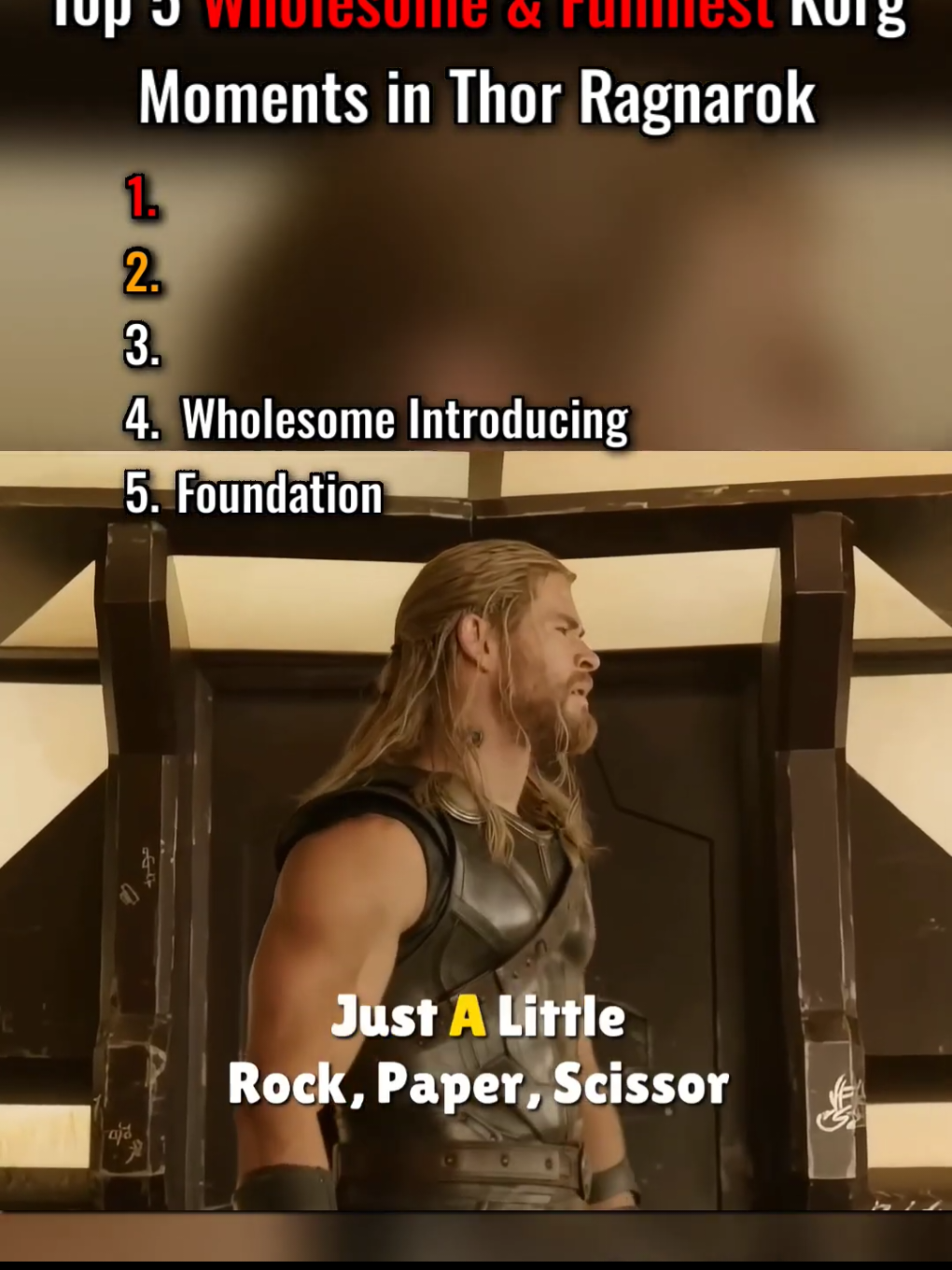 Top 5 Wholesome and Funniest Korg Moments in Thor  Ragnarok. 😂 #thorragnarok #korg #funnymoments #ranking #top5 