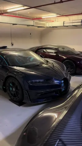 Just a random garage with all of these masterpieces.                                              #bugattichironcenturia #mansory #carspotting #dubaicars #bugatti 