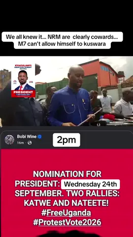 President bobi wine nomination  #freeallpoliticalprisonersinuganda #fyp  #bobiwinethepeoplespresident #politics #bobiwine Uganda✊✊✊✊✊✊