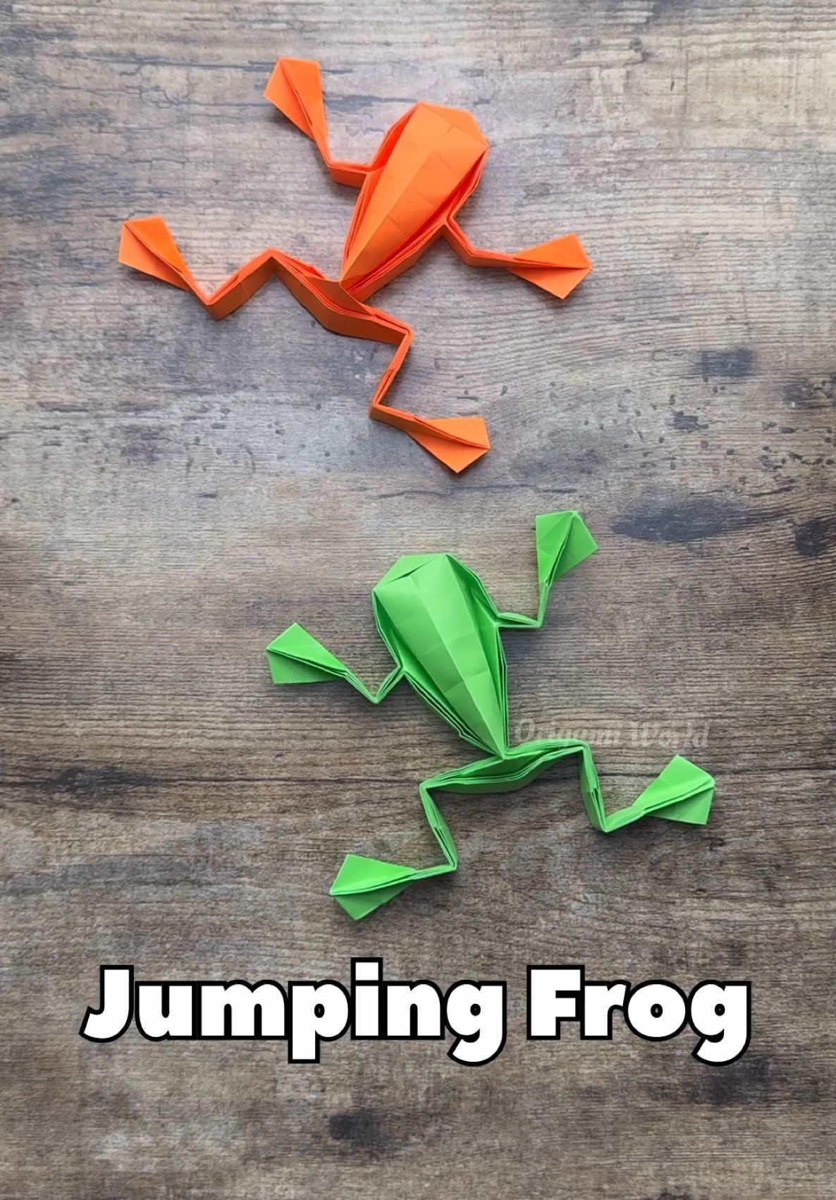 Origami Jumping Frog Pro Level Tutorial #origami #origamitutorial #origamiart #frog #tutorials 