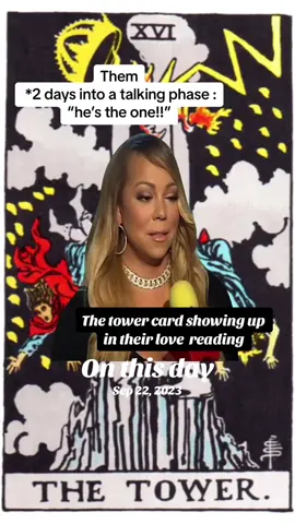 It be like that sometimes #tarottok #thetowertarot #tarot101 #lovereadingtarot #cardoftheday🔮 