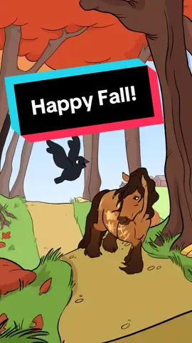 A chilly breeze, autumn leaves… happy first day of fall from your friends at Breyer Model Horses! 🍂 #breyer #animation #happyfall #horsegirl #breyertok 
