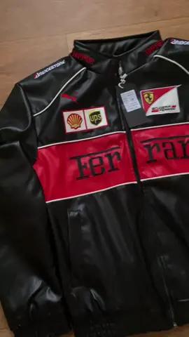 جاكيت فيراري جلد🔥🤩#jacket #ferrari #جاكيت #iraq #العراق 