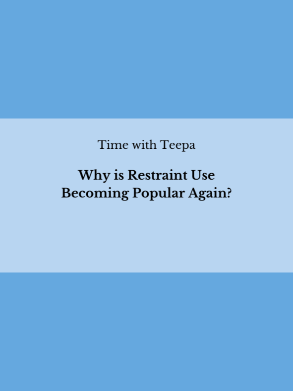 Time with Teepa – Why Is Restraint Use Becoming Popular Again? Some see restraints as a quick fix when a person with limited communication ability expresses distress. Yet knowing how to offer comfort is a far more powerful tool—why not learn it and use it? #snowapproach, #teepasnow, #positiveapproach, #PAC, #dementia, #dementiaawareness, #dementiacare, #alzheimers, #alzheimersawareness, #alzheimersdisease, #healthcare, #care, #homecare, #seniors, #elderly, #elderlycare, #caregiversupport, #FTD, #lewybodydementia, #dementiacare, #NursingEducation, #FutureHealthProfessionals, #HOSA, #NSNA