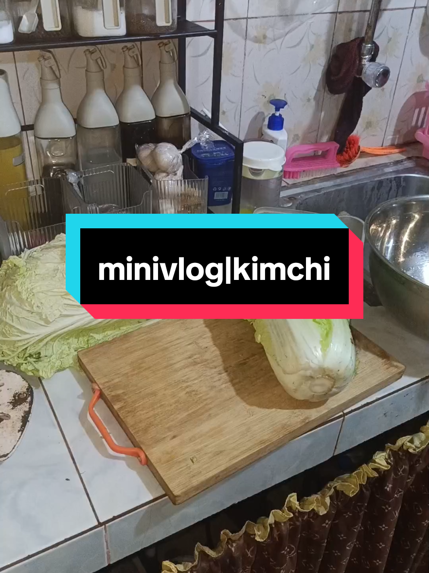 Minivlog|Home made kimchi.#kimchirecipe 
