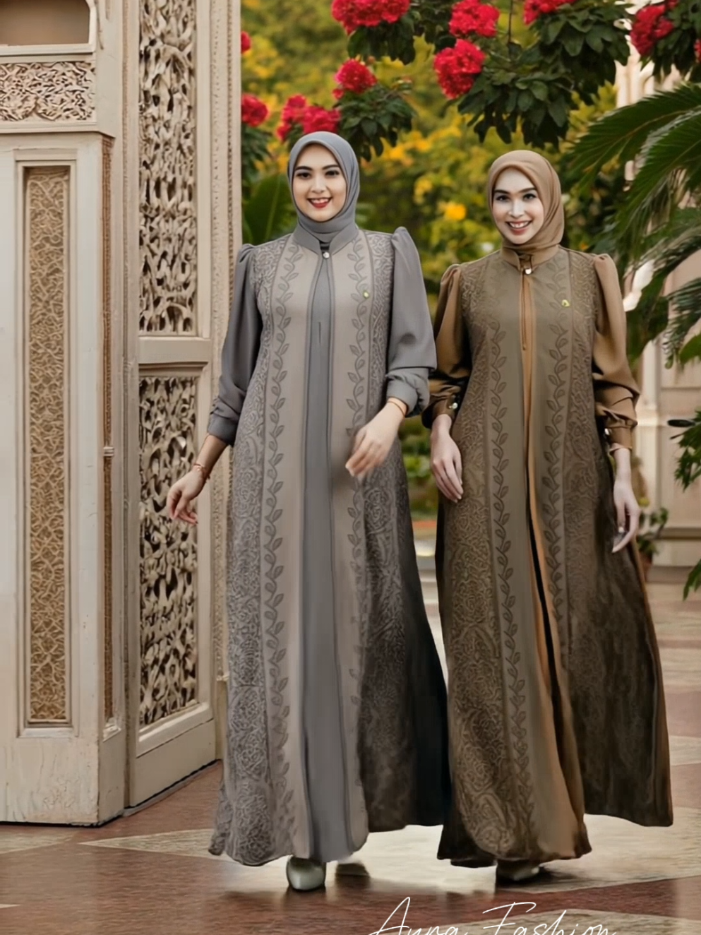 Dumma.id - One Set Pakaian Wanita Riana 1 (3in1) Brokat Chantily Mix Ceruty Babydoll Gamis Cantik #oneset #gamiscantik #gamisbrokat #OOTD #trending 