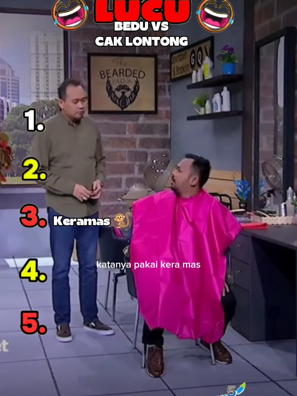 MOMEN LUCU BEDU VS CAK LONTONG ‼️😅 #viral #trending #fyp  #lucu #comedia 