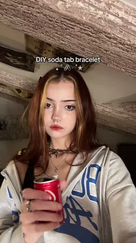 DIY soda tabs bracelet/necklace
