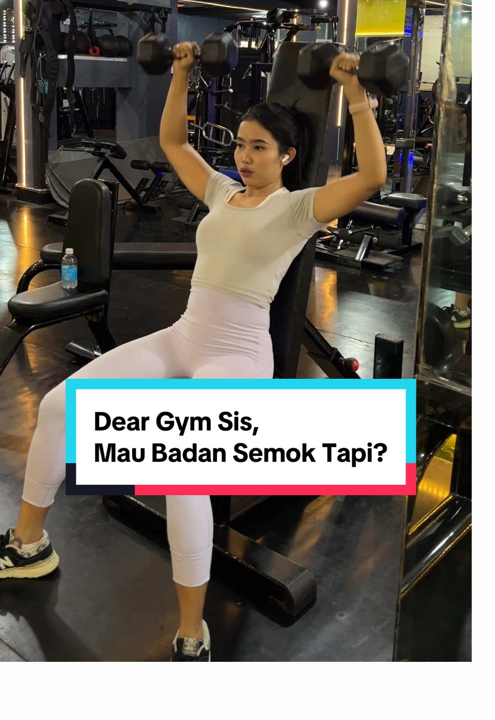 Plus, jangan takut MAKAN apalagi protein 🙂‍↔️ #gymgirl #gymhack #GymLife #gymmotivation #gymhumor 