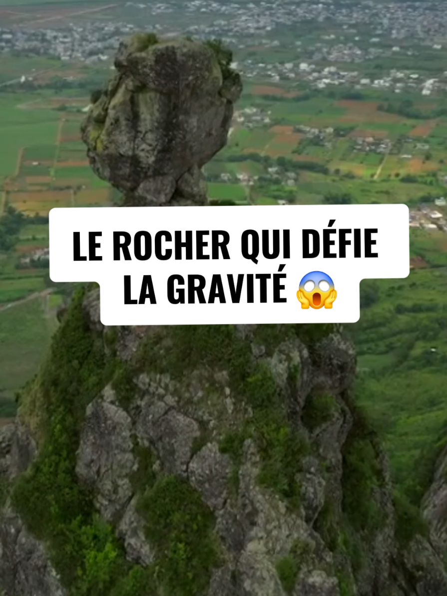 Voici le sommet de la Montagne du Pouce (812 m), la 3ᵉ plus haute montagne de l’île Maurice . On raconte qu’au sommet de la Montagne du Pouce, ce rocher en équilibre cache une ancienne légende… Certains disent qu’il protège la vallée, d’autres qu’il pourrait tomber et détruire tout ce qui se trouve en bas. Pourtant, depuis des siècles, il défie le temps et la gravité. Crois-tu que c’est la nature… ou un signe du destin ? #ilemaurice  #rocher #aventure  #lepouce 