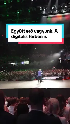 Együtt erő vagyunk. A digitális térben is #orbanviktor #miniszterelnok #Magyarország #dpk #gyűlés 