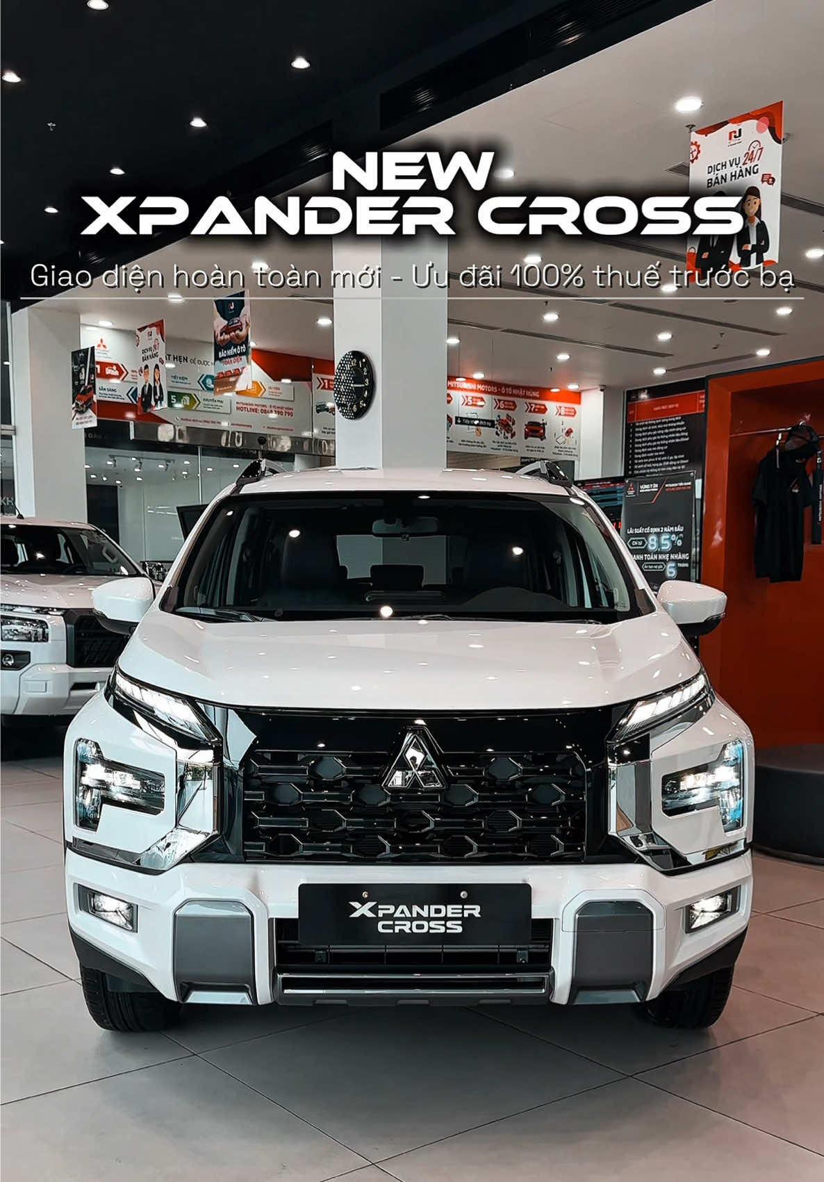 Xpander Cross Model Year 2026 với giao diện hoàn toàn mới. Có phần hướng sang trọng hơn???  #mitsubishi #foryou #xpander #xpandercross #xpanderpremium 