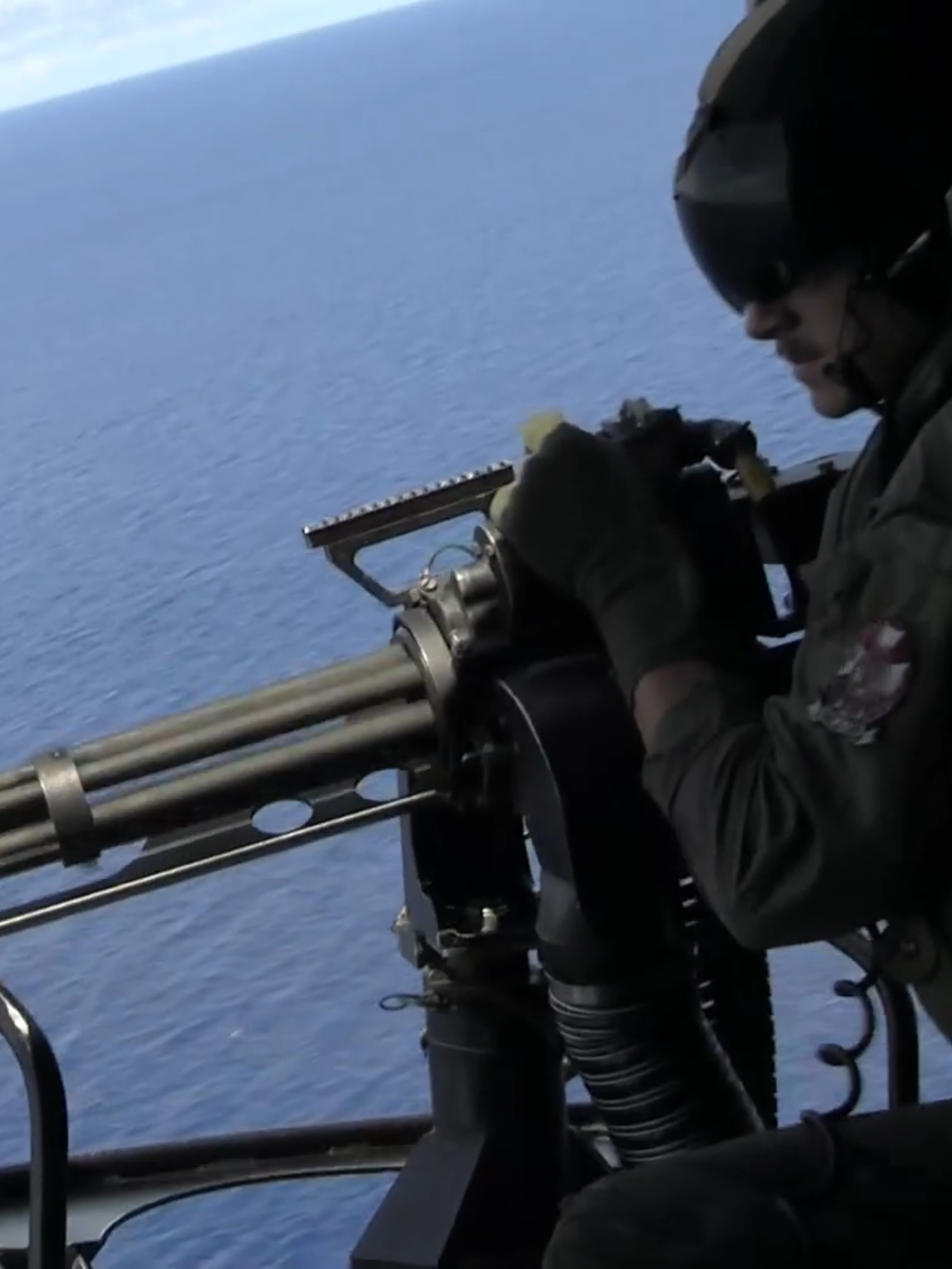 Marine Light Attack Helicopter In Action