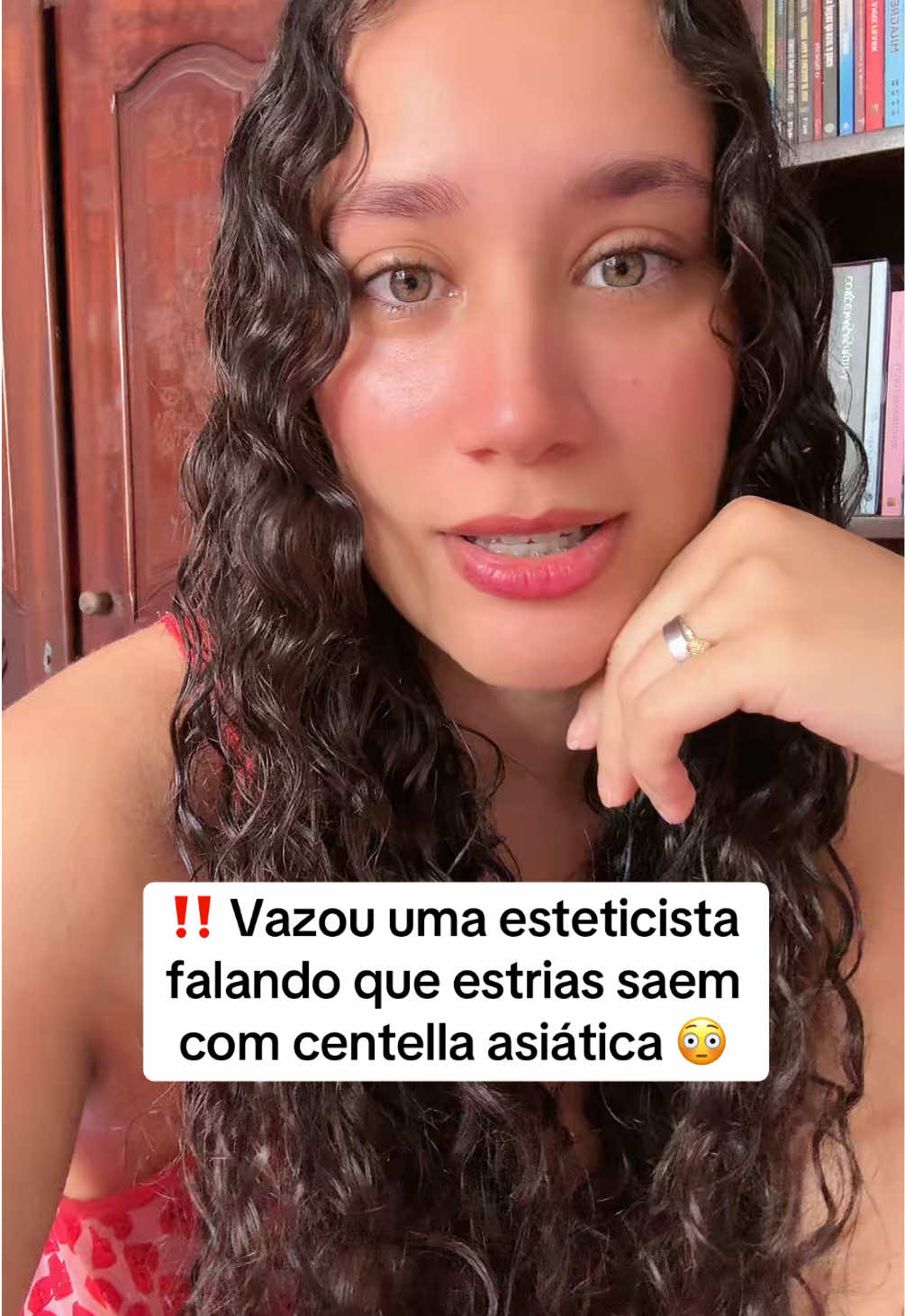 Pra que gastar mais de 3k com procedimentos estéticos se tem esse creme de centella asiática ❤️