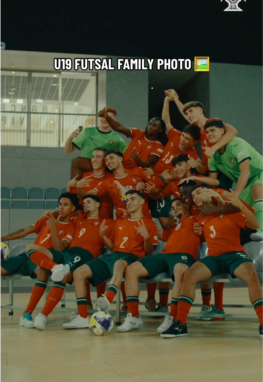 𝗟𝗼𝗼𝗸𝗶𝗻𝗴 𝗴𝗼𝗼𝗱. 😮‍💨 #U19Futsal #FazHistória | #HistoryNeedsMakers