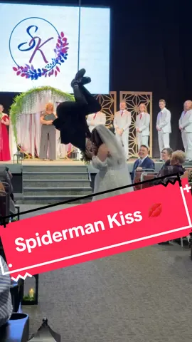 Our Spider-Man kiss is becoming a bit viral #spiderman #wedding #viral #dnd #ttrpg 
