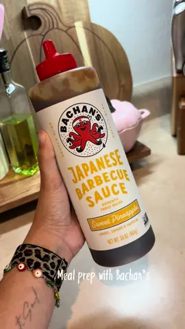 My favorite meal prep with @Bachan’s #bestsauce #justaddbachans #fyp #mealprep 