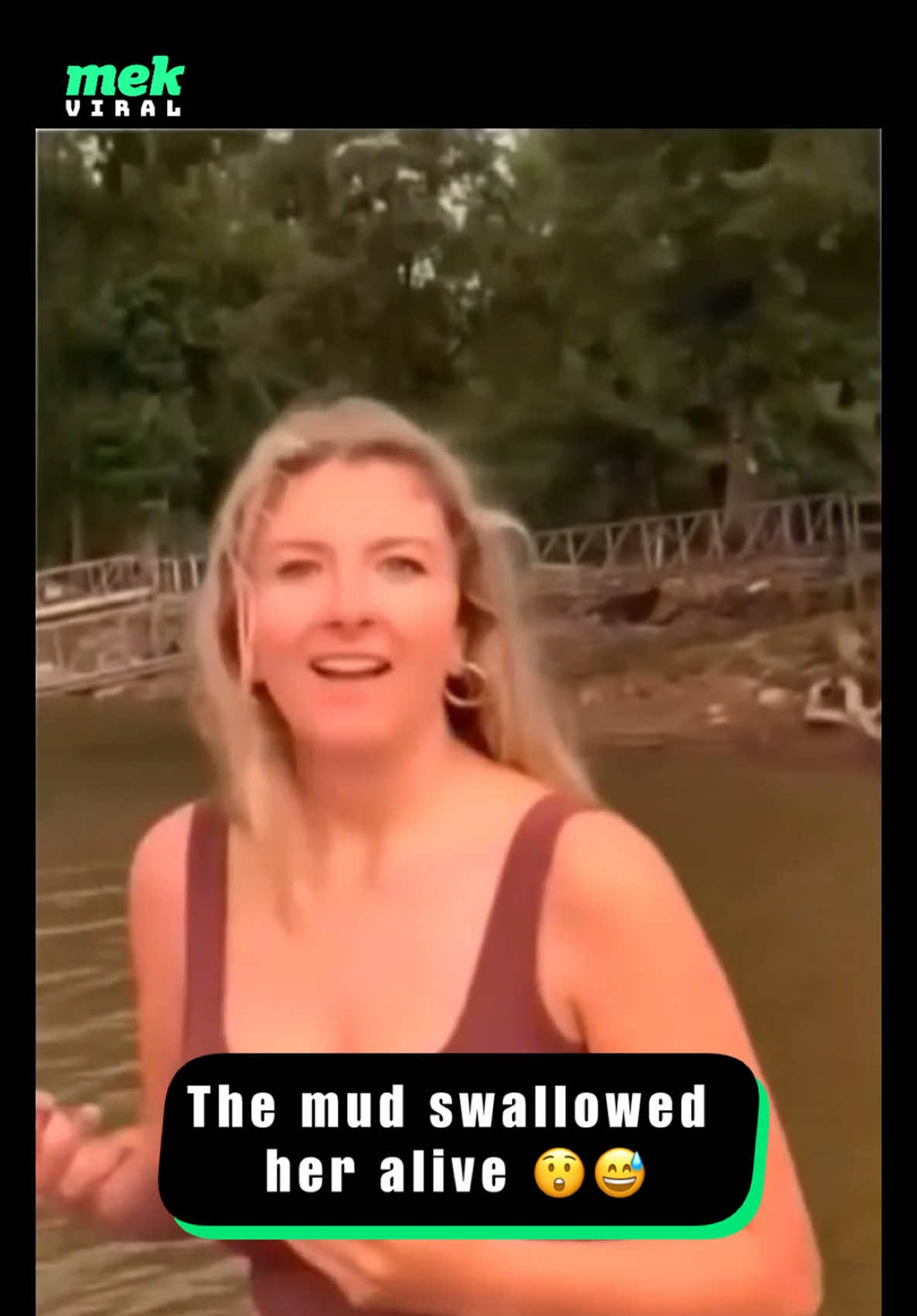 In a recent incident, a woman exploring a dried-up lakeside stepped off a wooden platform, mistaking the mud ahead for solid ground. Within seconds, she sank into thick, unstable sediment. Fortunately, she was rescued, but the event is a reminder that dried lakebeds can be deceptively dangerous. When lakes dry out, the surface may appear firm while underneath it remains waterlogged and unstable, similar to quickmud. This creates a serious risk for anyone walking on it. Safety Tips: 	•	Test muddy terrain before stepping. 	•	Avoid dried lakebeds unless guided by locals. 	•	Stay on marked paths or platforms. 	•	Never explore alone, and call for help if someone sinks. Key Point: Visual appearances can be misleading in nature, always prioritize safety. #NatureSafety #TravelAwareness #EnvironmentalHazards #SafetyFirst #OutdoorSafety 