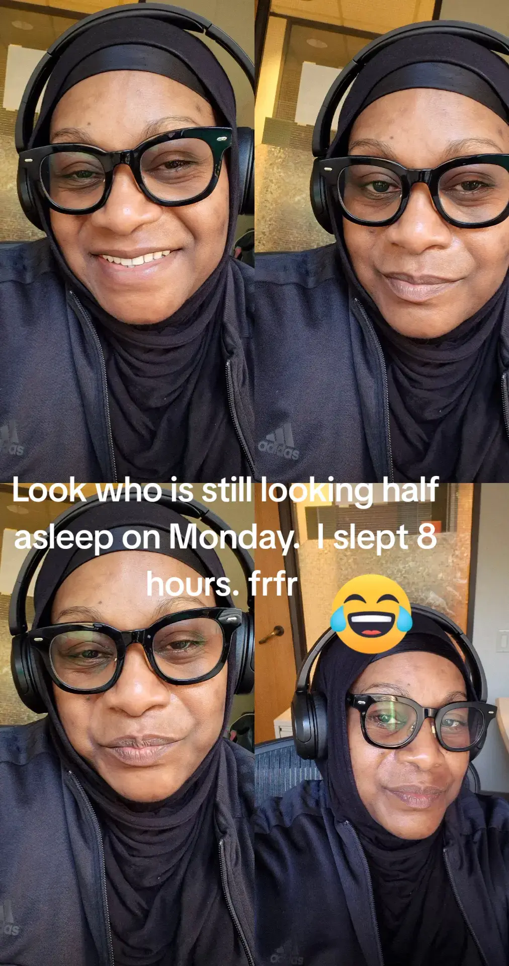 Wake up. I am awake. Happy Monday. This is your reminder to smile.  #happy #tiktok #smiles #monday 
