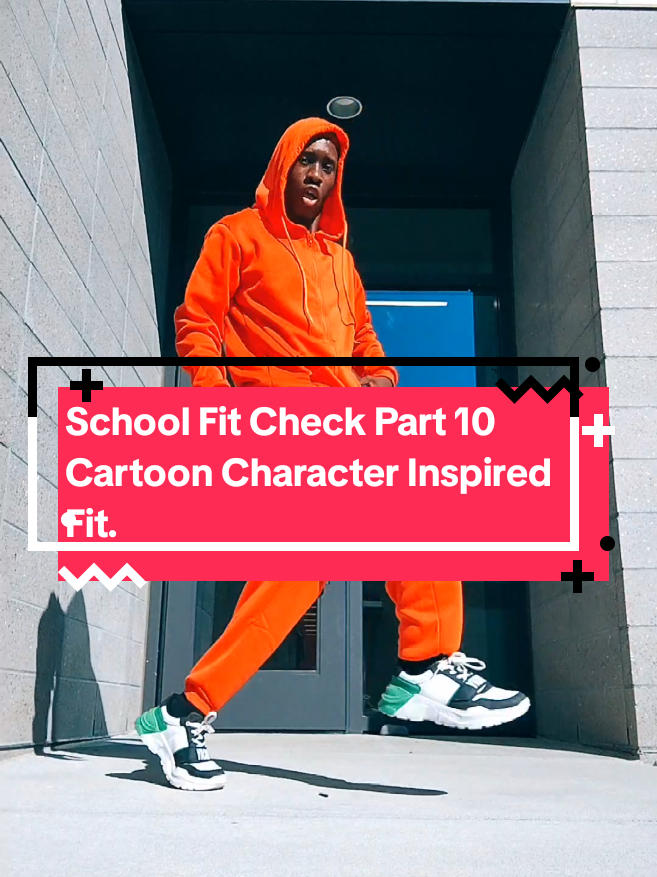School Fit Check Part 10: Cartoon Character Inspired Fit. #fitcheck #outfitideas #darwin #theamazingworldofgumball #fyp 