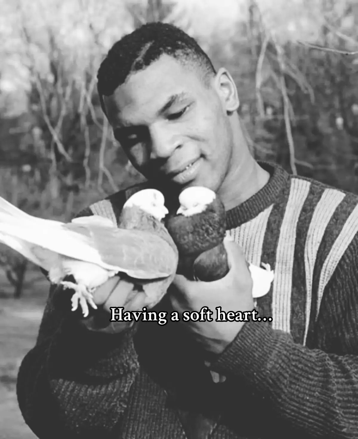 In a world where kindness gets mistaken for weakness, I’ve learned the hard way having a soft heart is a crime. So I built walls, sharpened my edges, and now I move cold. Respect is earned, not begged for. #miketyson #fyp #motivation 