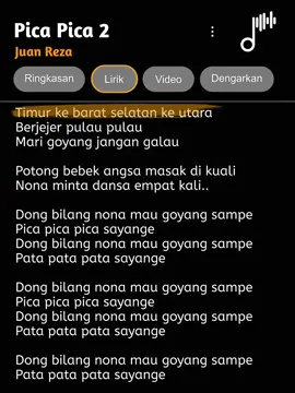 Pica pica 2 #picapica2 #timurkebaratselatankeutara   #lirikgoogle #liriklaguviral #lyrics 