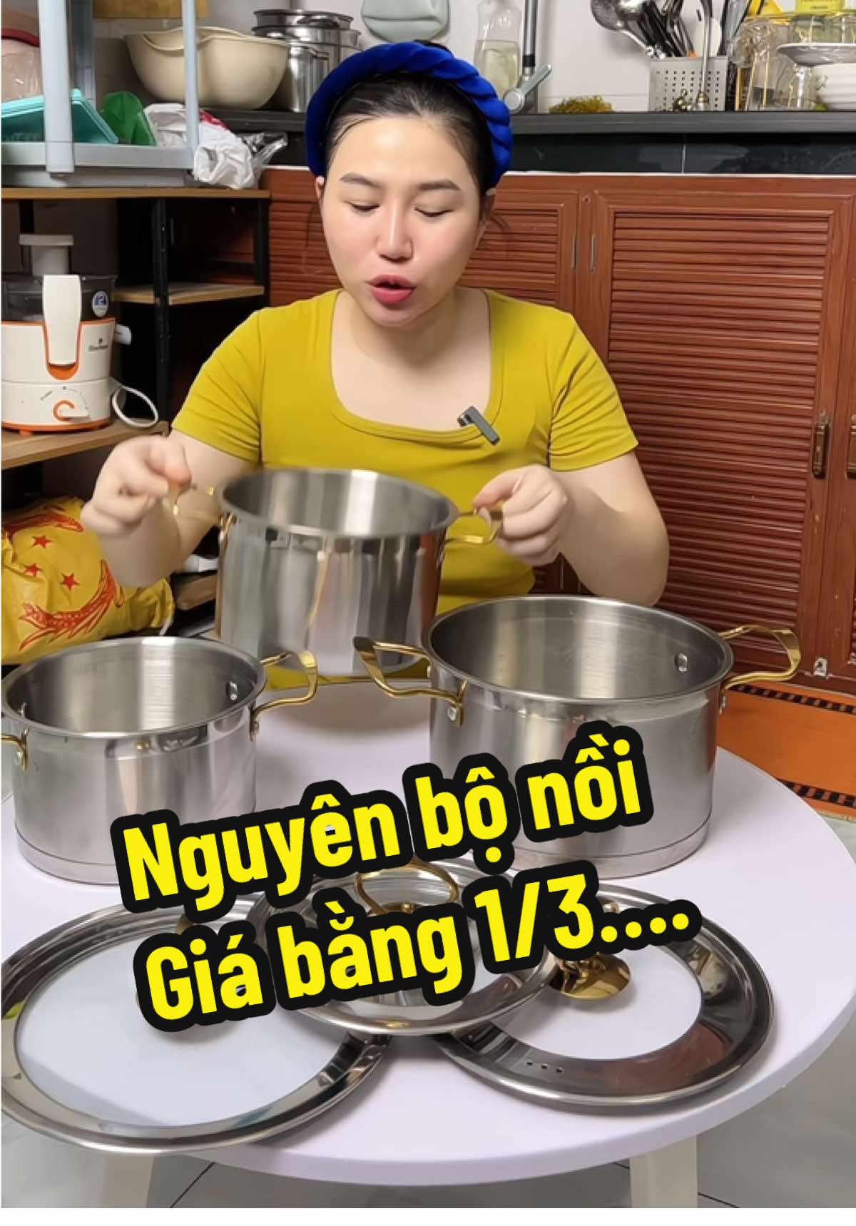 Bộ nồi inox 3 lớp #nồi #noiinox #noiinoxcaocap #noiinox304 #bonoi 