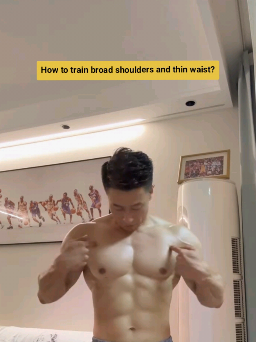 💯💪How to train broad shoulders and a thin waist  #Home #workout #Fitness #shoulder #training 