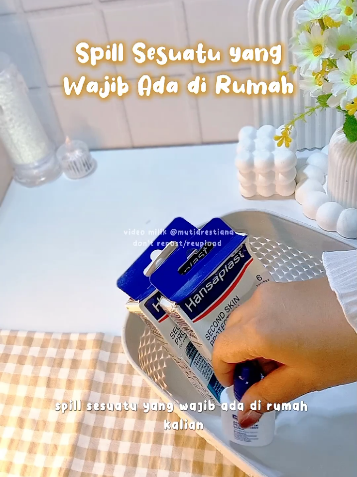 spill sesuatu yg wajib ada di rumah @hansaplast_id #tenangbawahansaplast #healfasterlikesecondskin #secondskin #hansaplast #acnepatch 