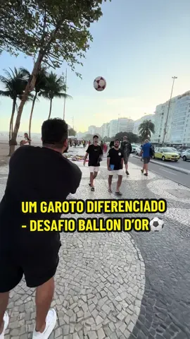 Um garoto diferenciado ⚽️🎶 Desafio Ballon D’Or #futebol #umgarotodiferenciado #boladeouro #XandiBarros #mcmarks 