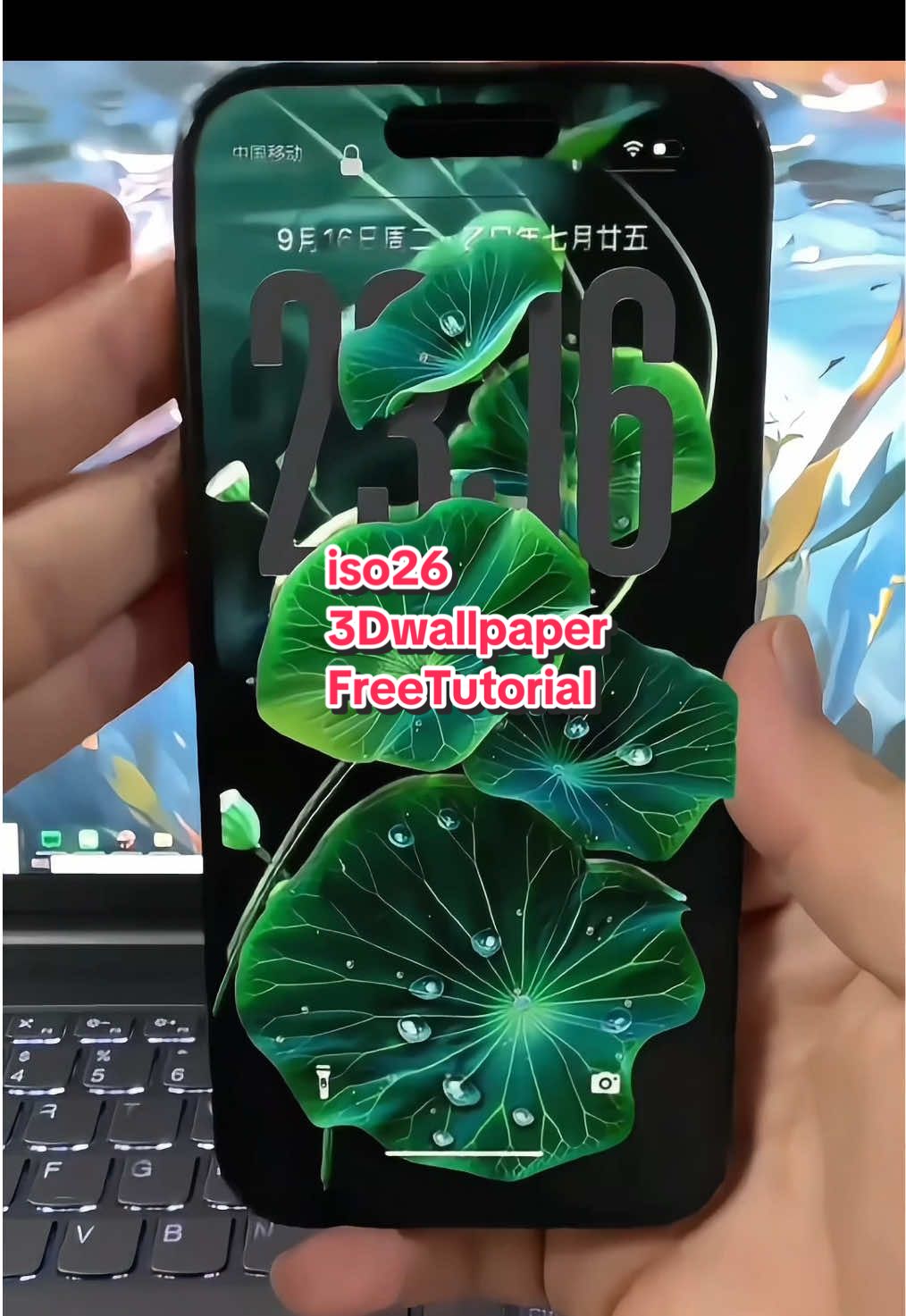 iOS 26 how to get 3D spatial wallpaper background for your iPhone. #ios26 How to set up iPhone wallpaper tutorial How to apply iPhone live wallpaper live wallpaper wallpaper iPhone wallpaper8K wallpaper #3dwallpaper #capcutforus #capcutpioneer #capcut
